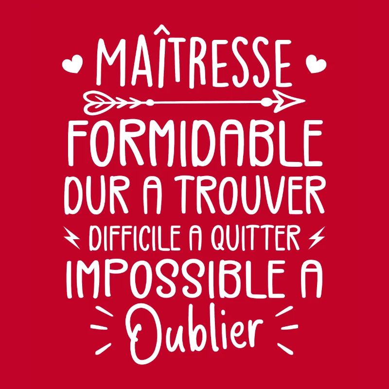 Maîtresse Formidable Cadeau Maîtresse D'école