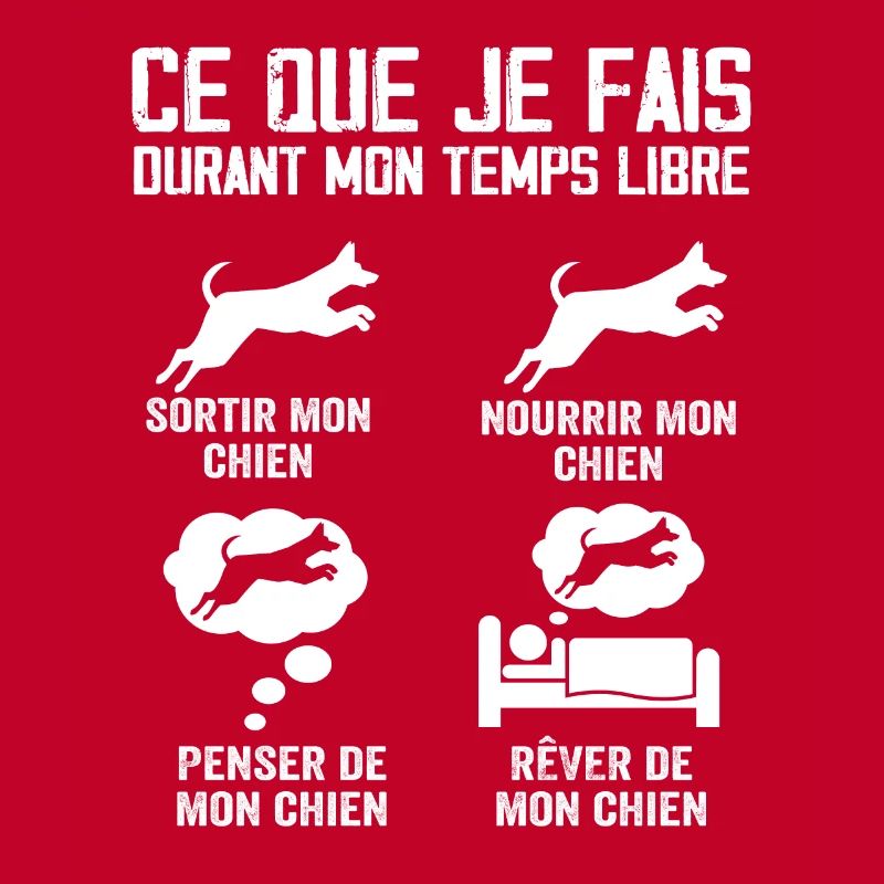 Ce que je fais durant mon temps libre Chien