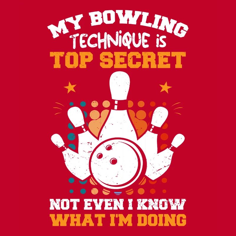 Bowling-Team Bowlingkugel entwirft Bowling-Tees