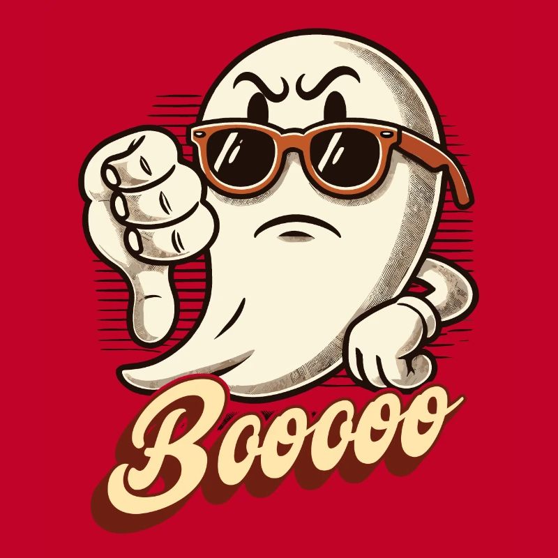 Booing Ghost Drôle Ghost Design