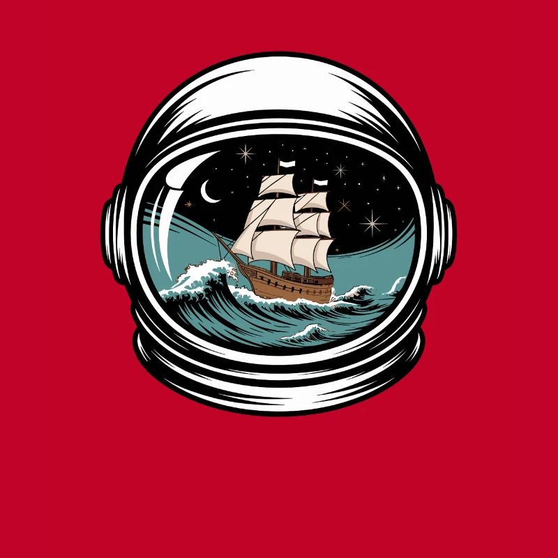 Navigation aventureuse dans un casque spatial