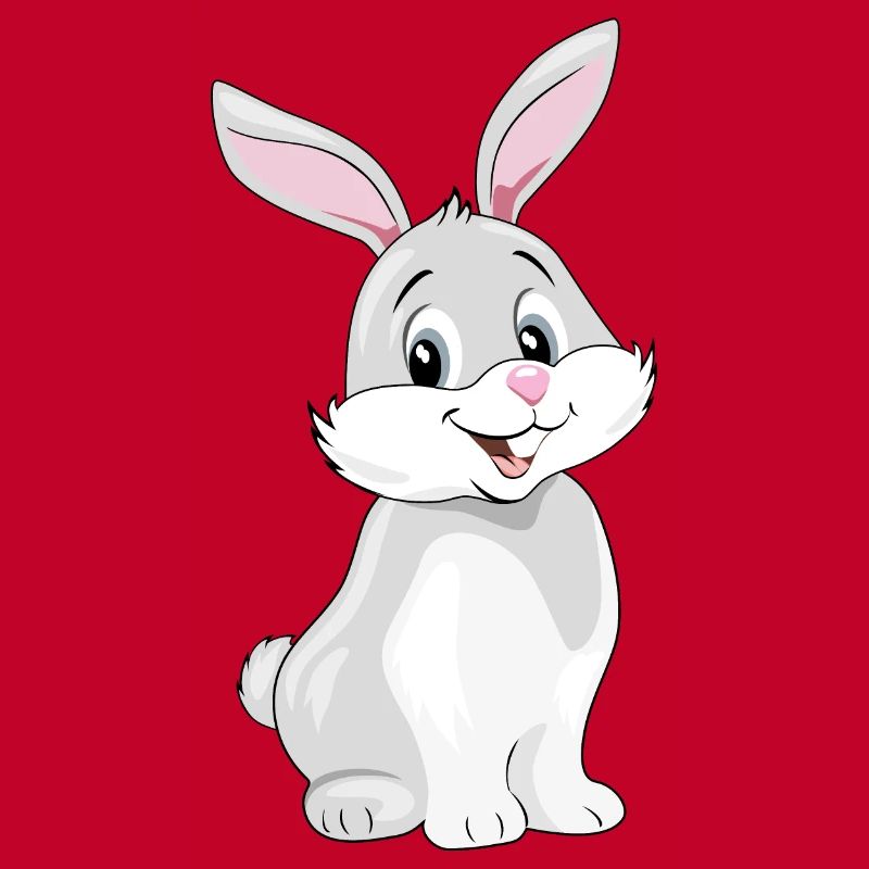 Cute smiling rabbit