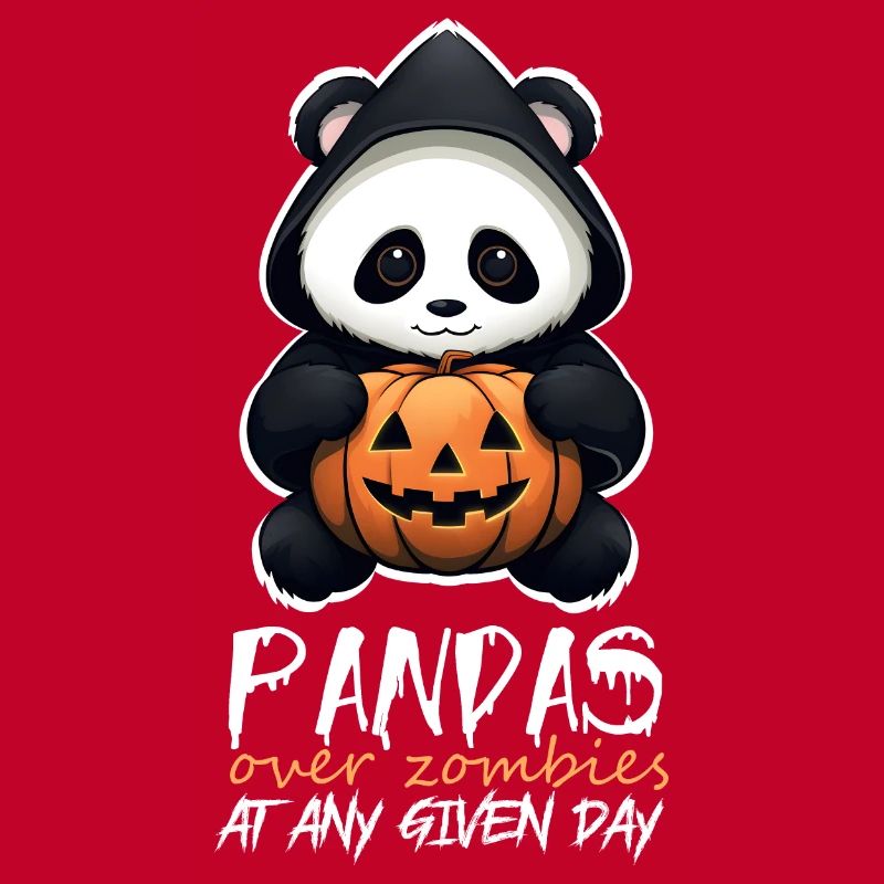 Amusing Halloween Sarcastic Panda Quote