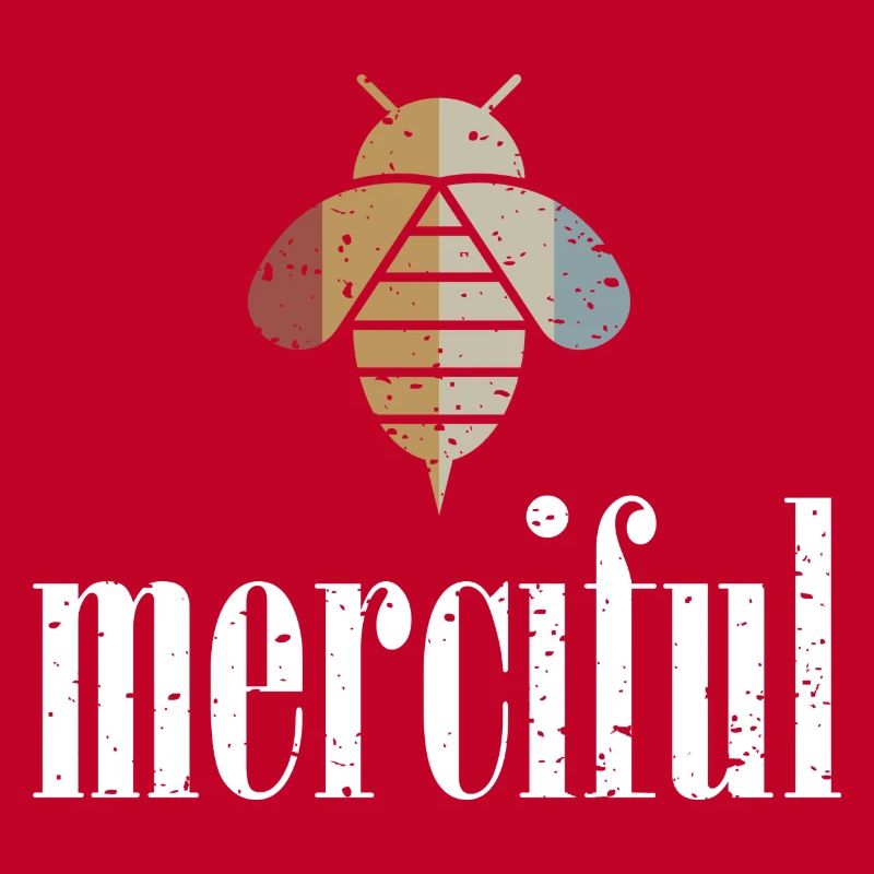 Retro Bee Merciful Biene Be Merciful