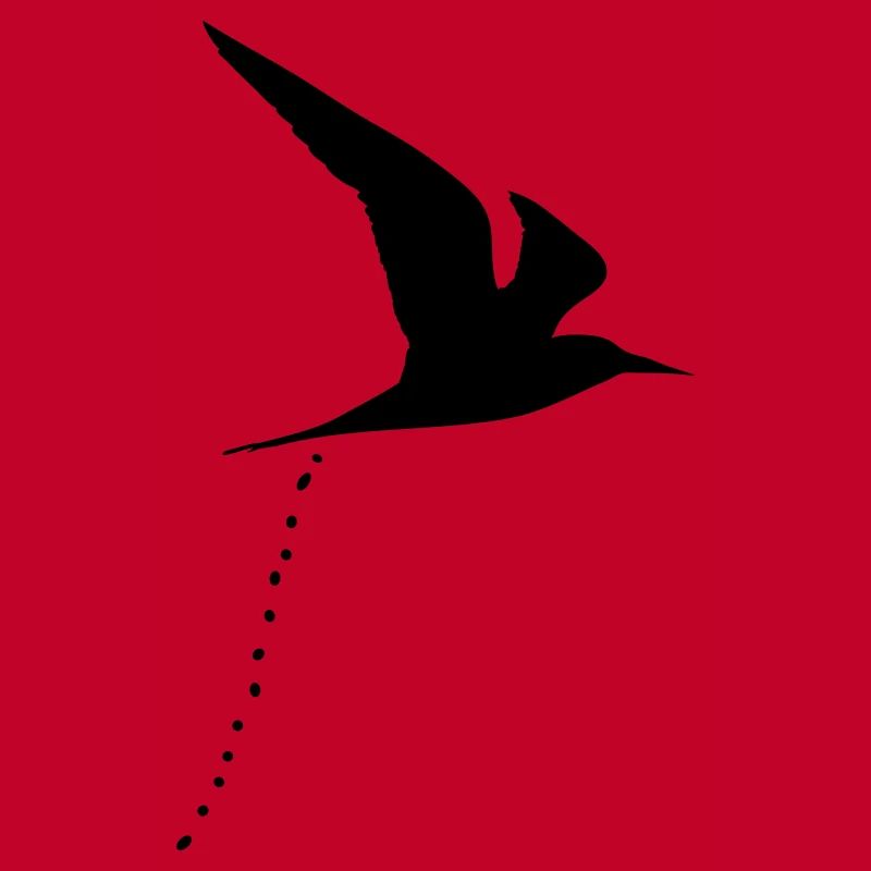Kackvogel Bird shit vogel kacke scheiße 2c