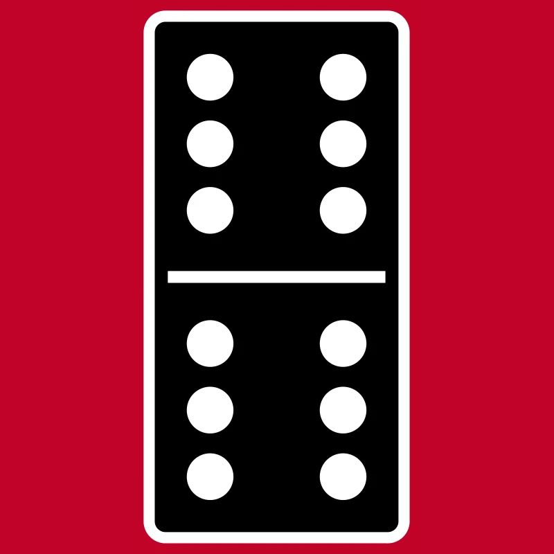 DOMINO STONE 6: 6 - VARIABLE COLOR - VECTOR DESIGN!