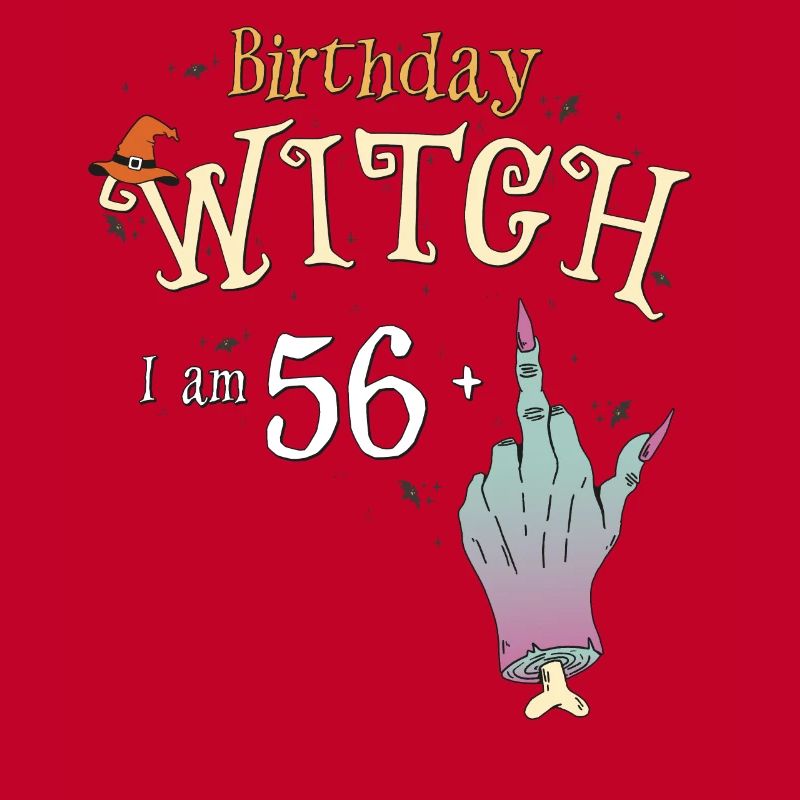 57. Geburtstag Hexe Lustige HallowQueen Trick oder