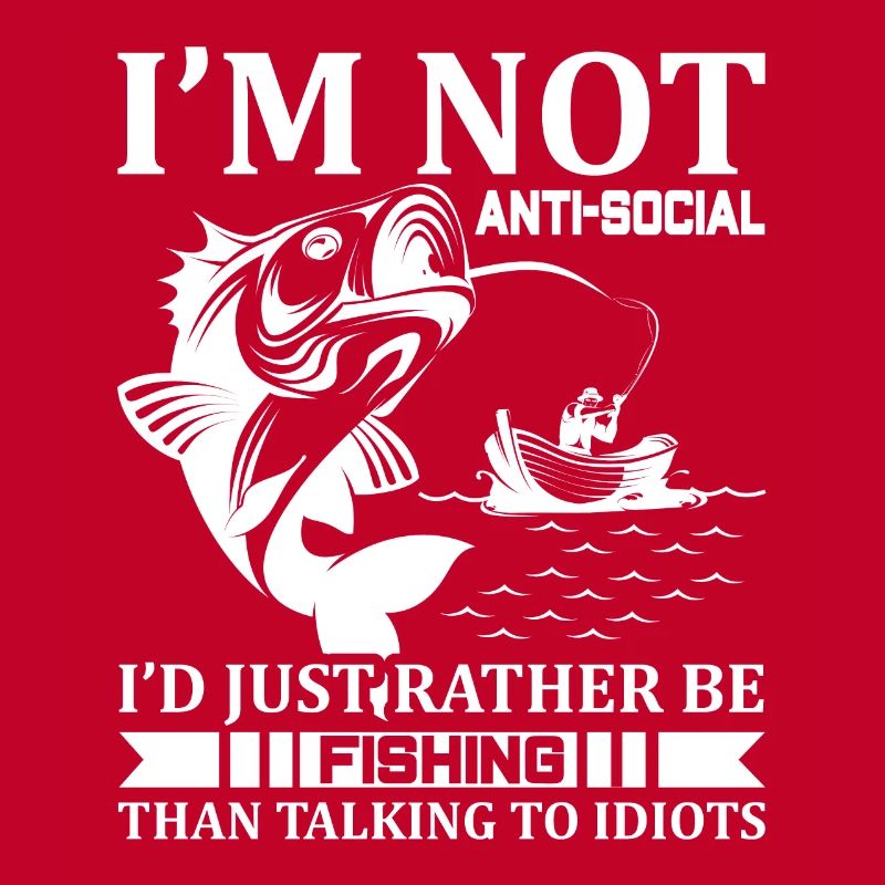 Je ne suis pas antisocial, je préfère simplement pêcher