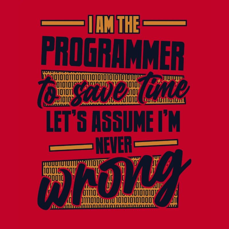 Programmeur Supposons que je ne me trompe jamais de codeur