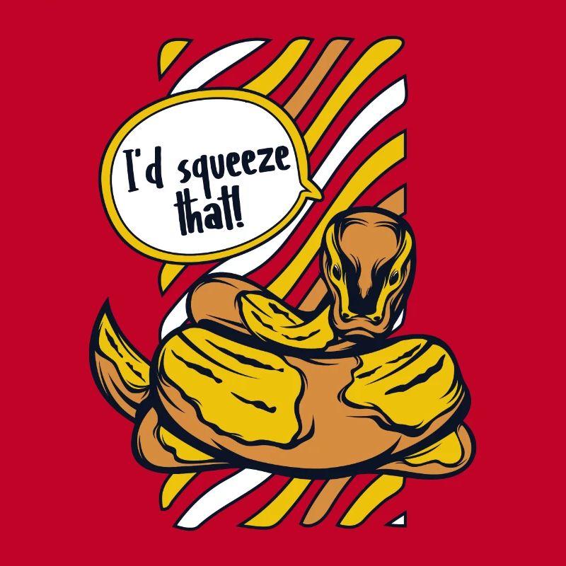 I'd Squeeze That Python Snake Banana Ball