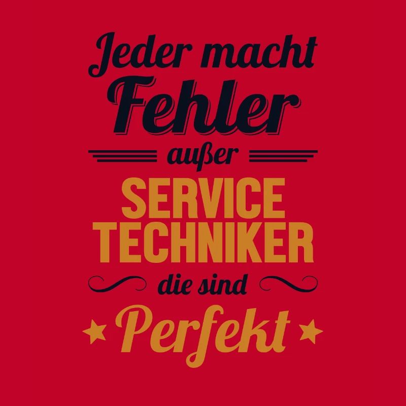 Servicetechniker sind Perfekt Techniker