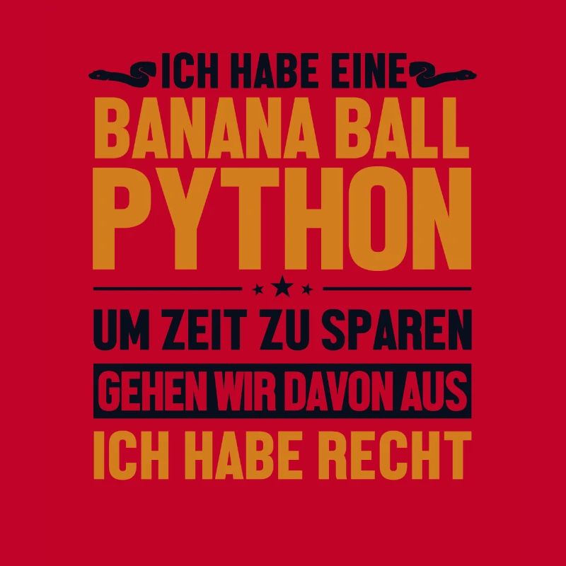 Banana Ball Python hat immer Recht Python Banana