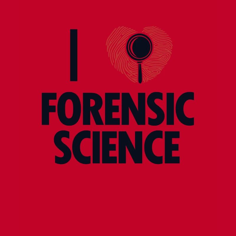 I Love Forensic Science IT Forensics Dactyloscopy