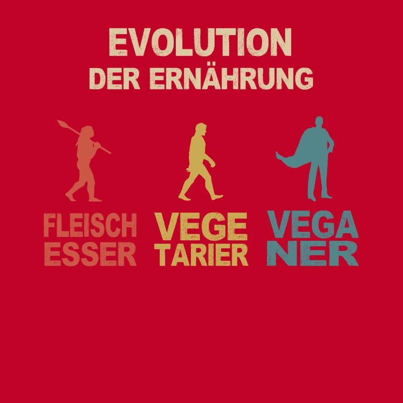 Vegan Veganer Veganismus Veggie Evolution Geschenk