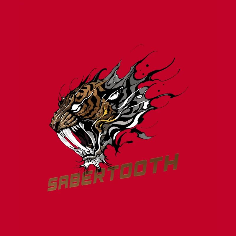 Fierce Sabertooth Tiger
