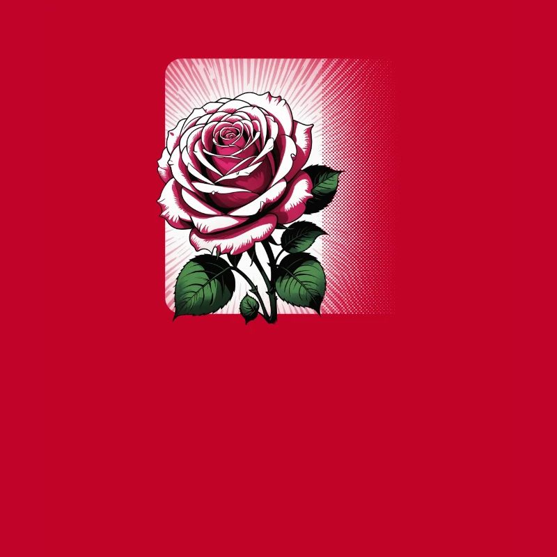 Radiating Rose Bloom