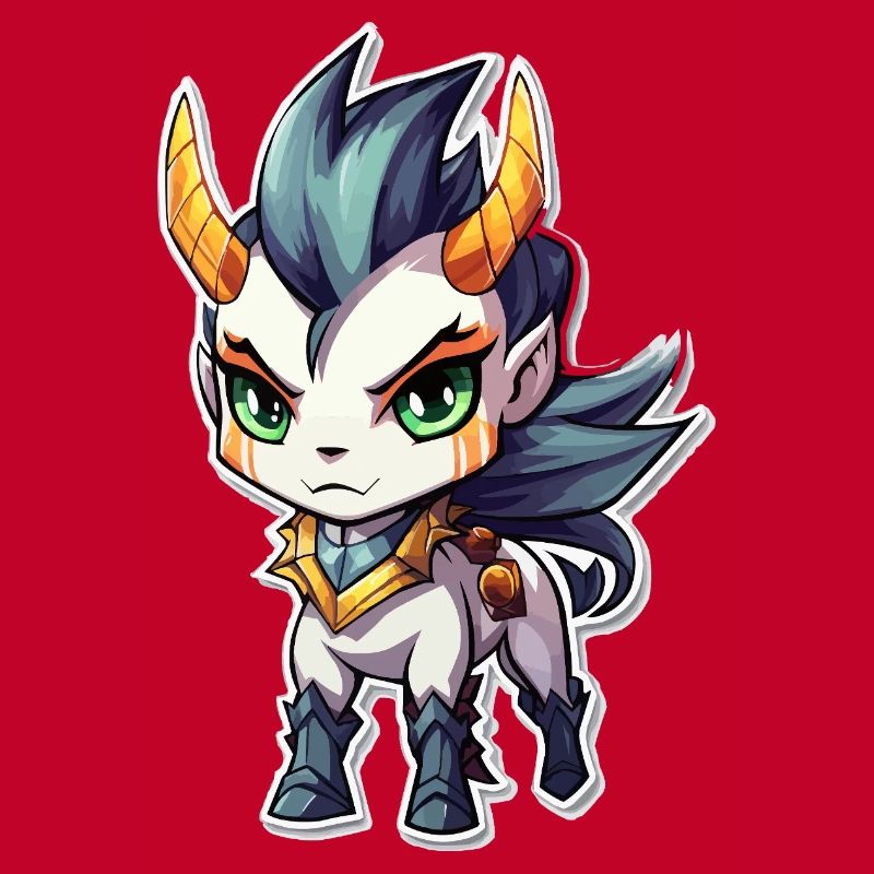Chibi Dämonenpferd