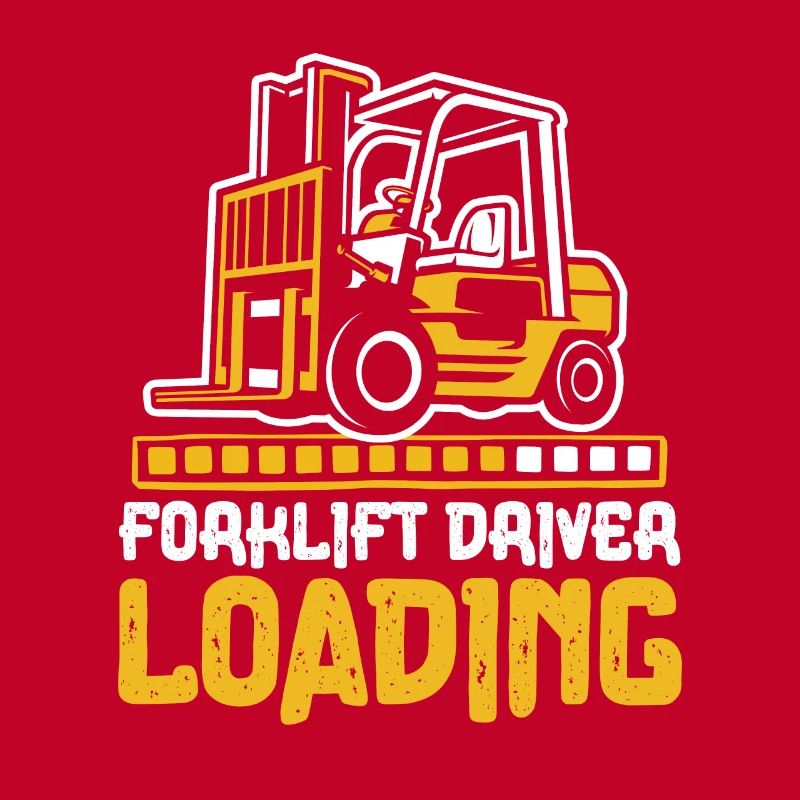 Forklift Driver Loading Gabelstaplerfahrer