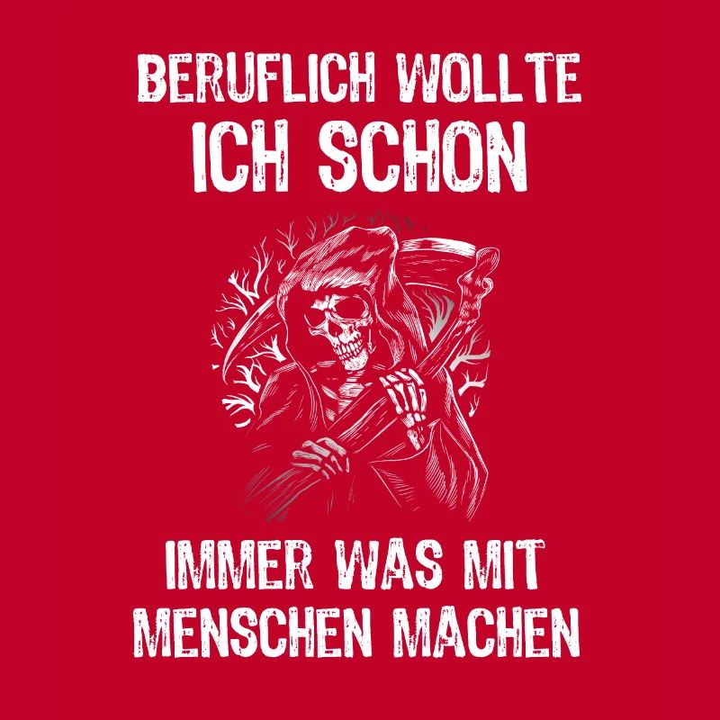Sensenmann Schwarzer Humor Sarkasmus Geschenk