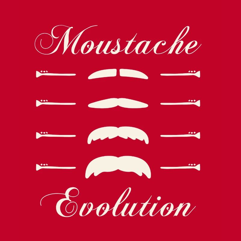 moustaches evolution, Idée cadeau d'élégance.