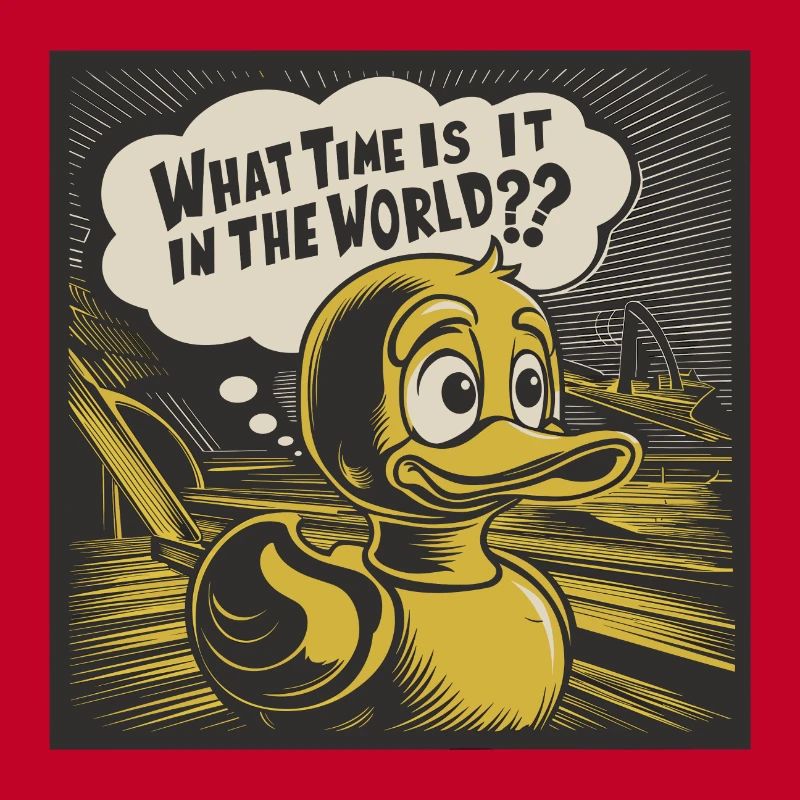 Déclaration réfléchie de canard de canard en plastique jaune