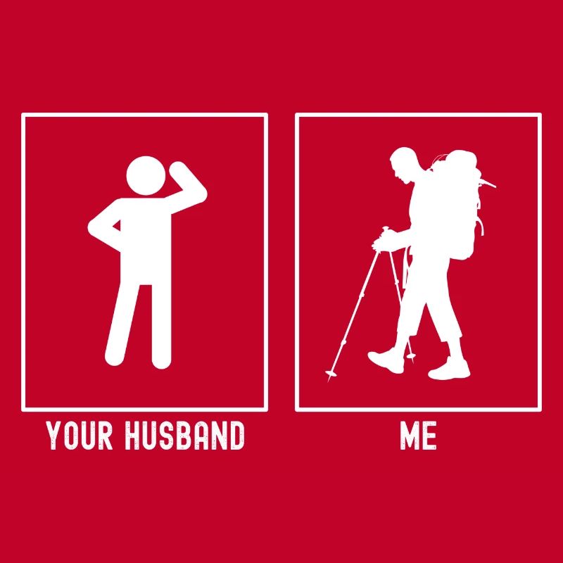 Son mari - moi - Randonnée difficile