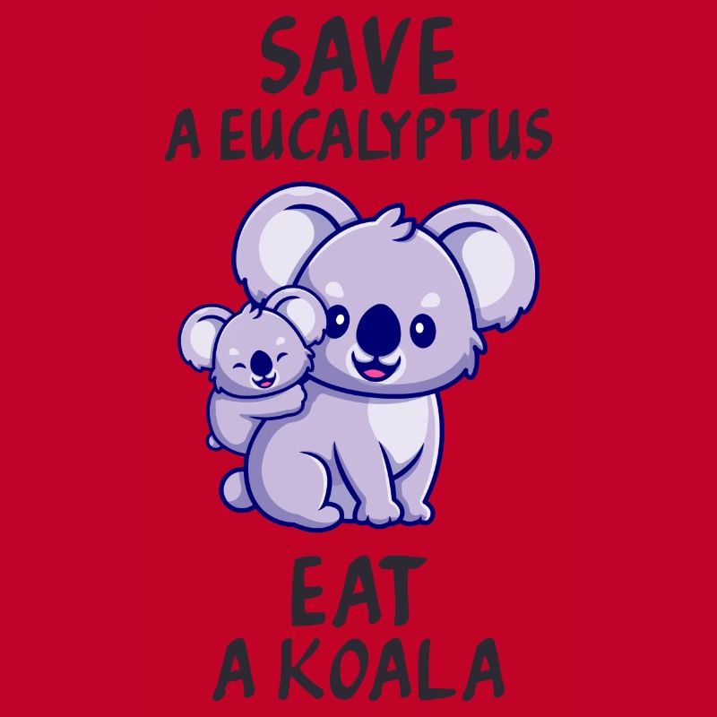 Save a eucalyptus, eat a koala.