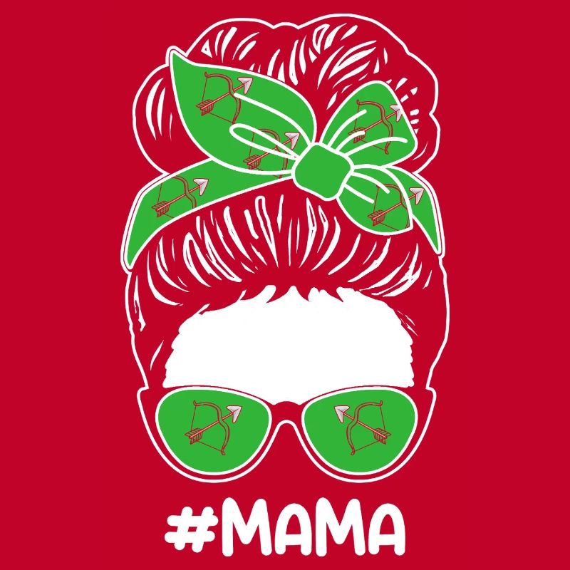 Bogenschütze Mama Mutter Bogenschießen