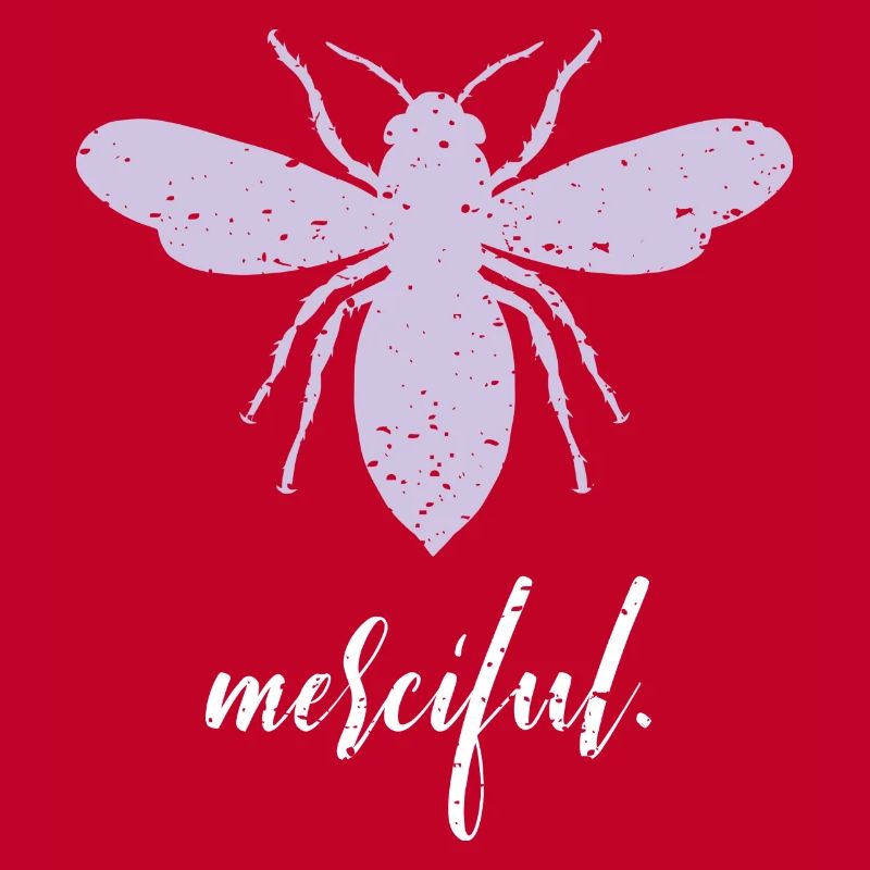 Purple Pastel Bee Merciful Bee Be Merciful