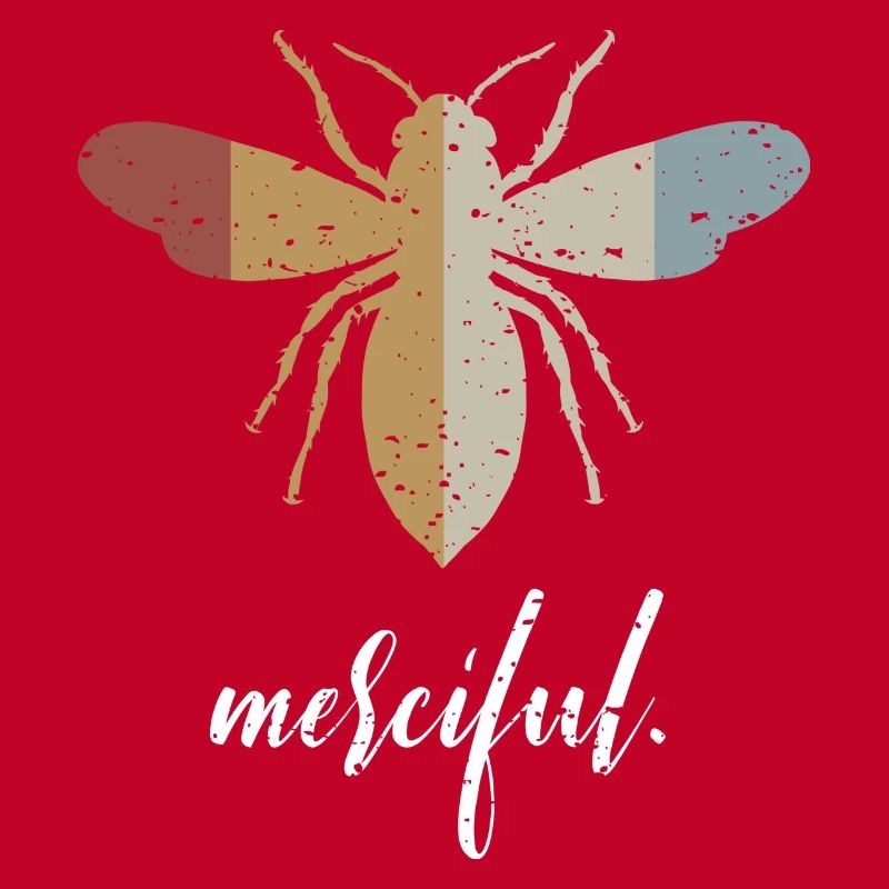 Retro Bee Merciful Biene Be Merciful