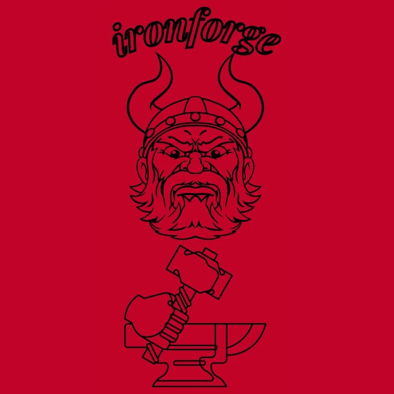 ironforge text black