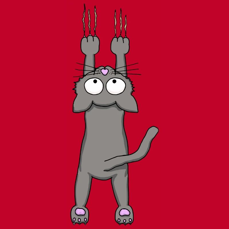 Graue Katze