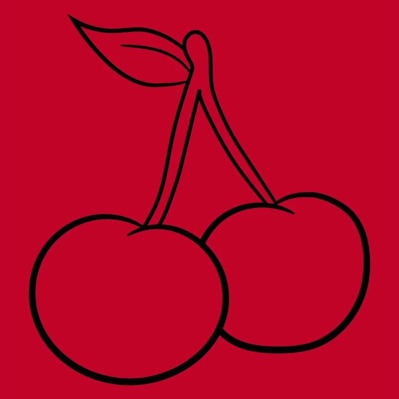 2 cherry leaf tasty design