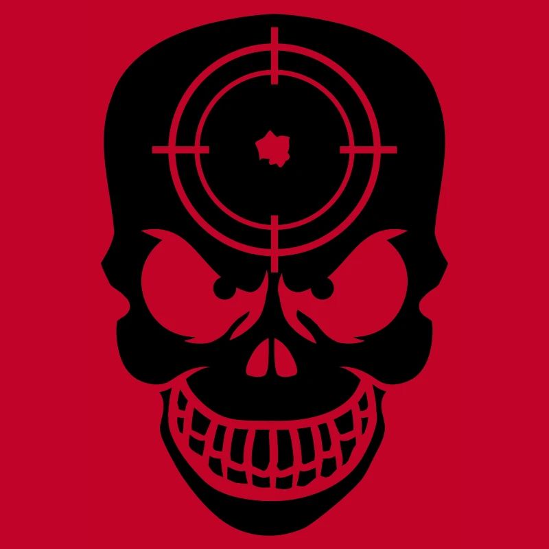 Evil Skull With Target