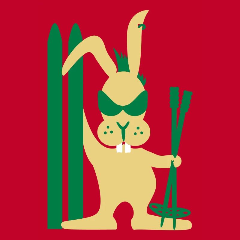 Skihase / ski bunny (3c)