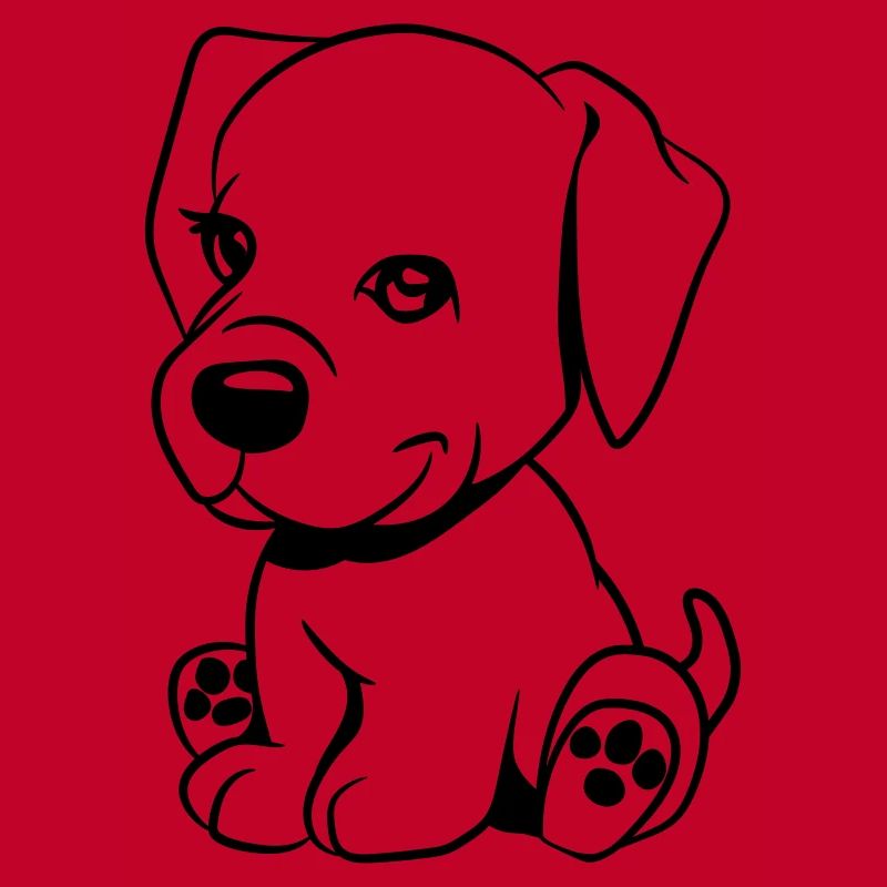 Chien doux bébé mignon