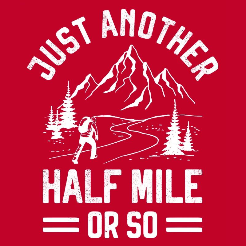 Nur noch eine halbe Meile oder so Trekking Mountain