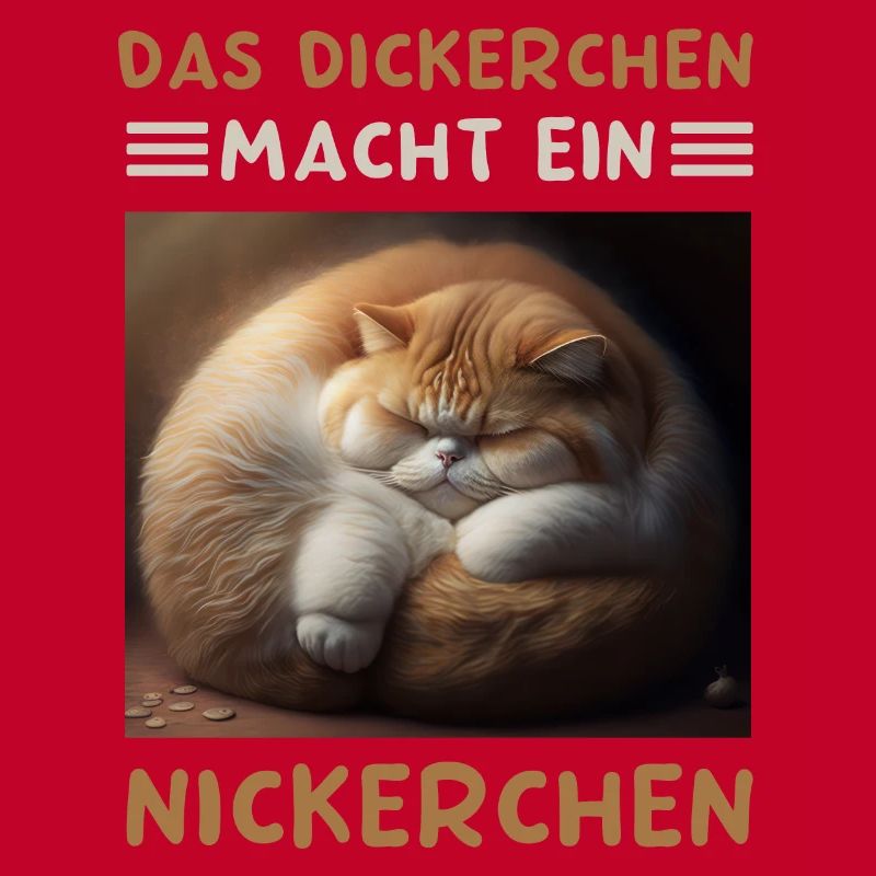Das Dickerchen Macht Ein Nickerchen Morgenmuffel
