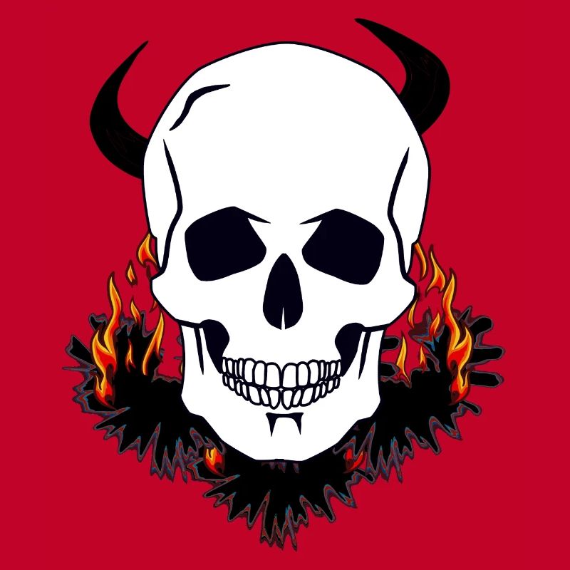 Devil Skull Purgatory Hell Satan diabolical death