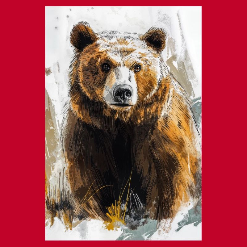Illustration eines Bären