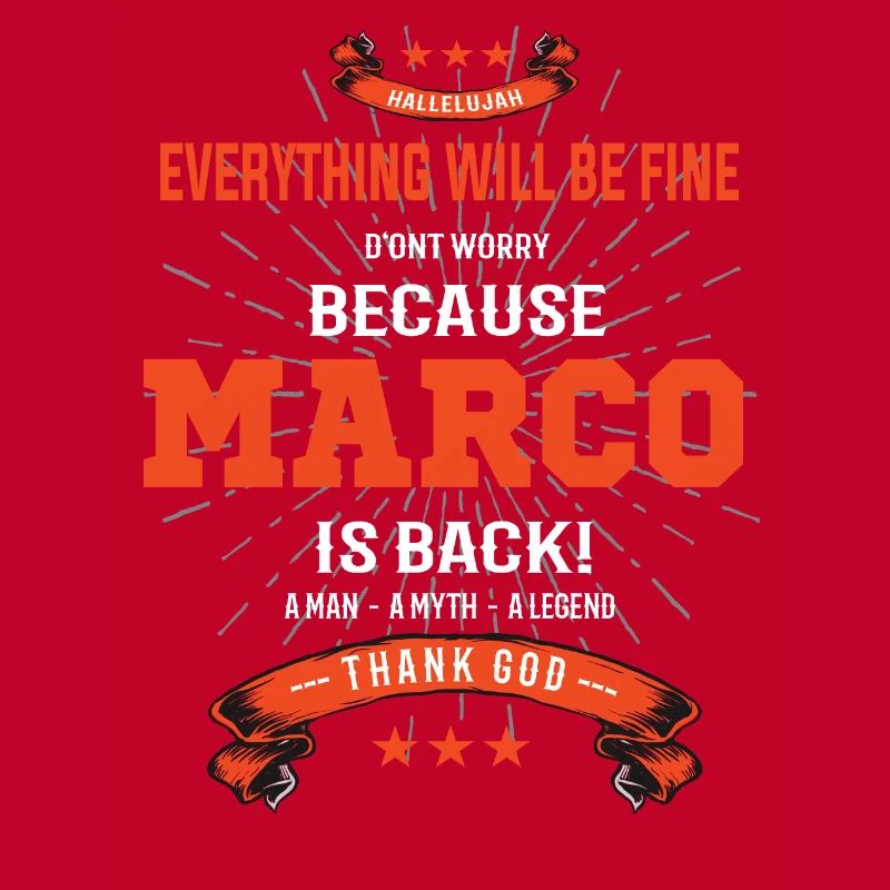 Everything will be fine Marco Is back