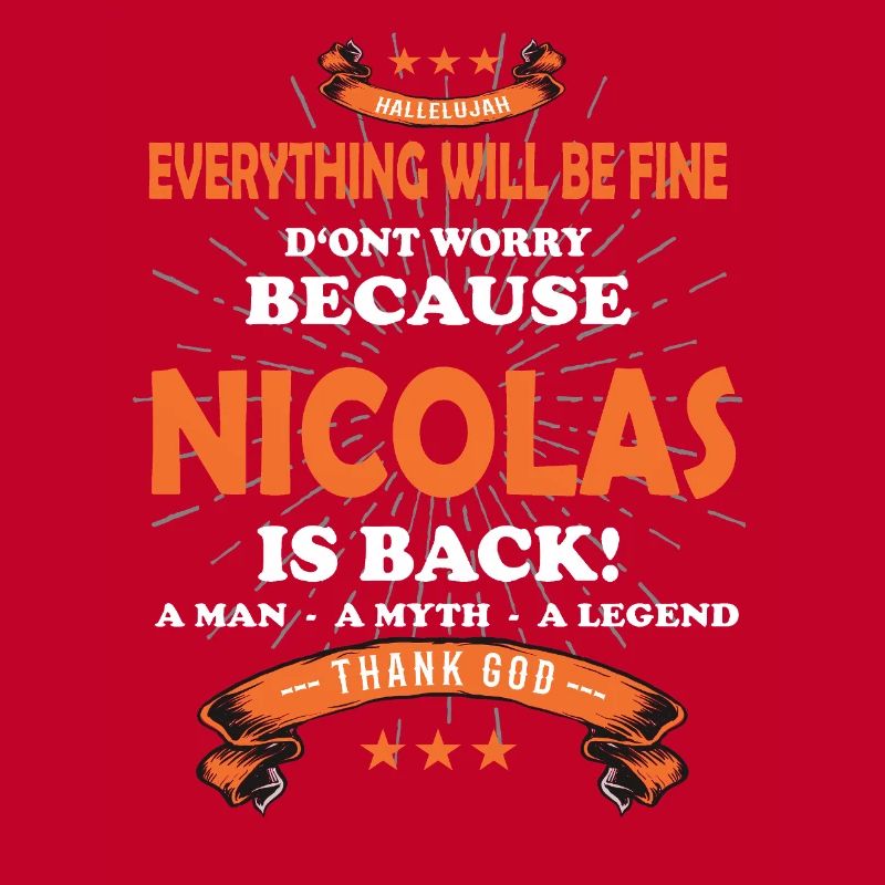 Everything will be fine Nicolas Is back