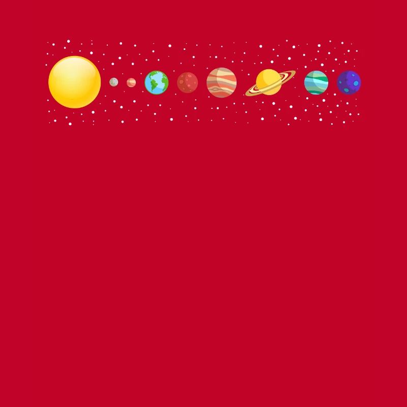 Planets with solar system in space Stars