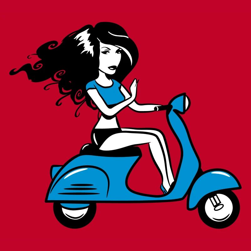 motorroller mädchen sexy