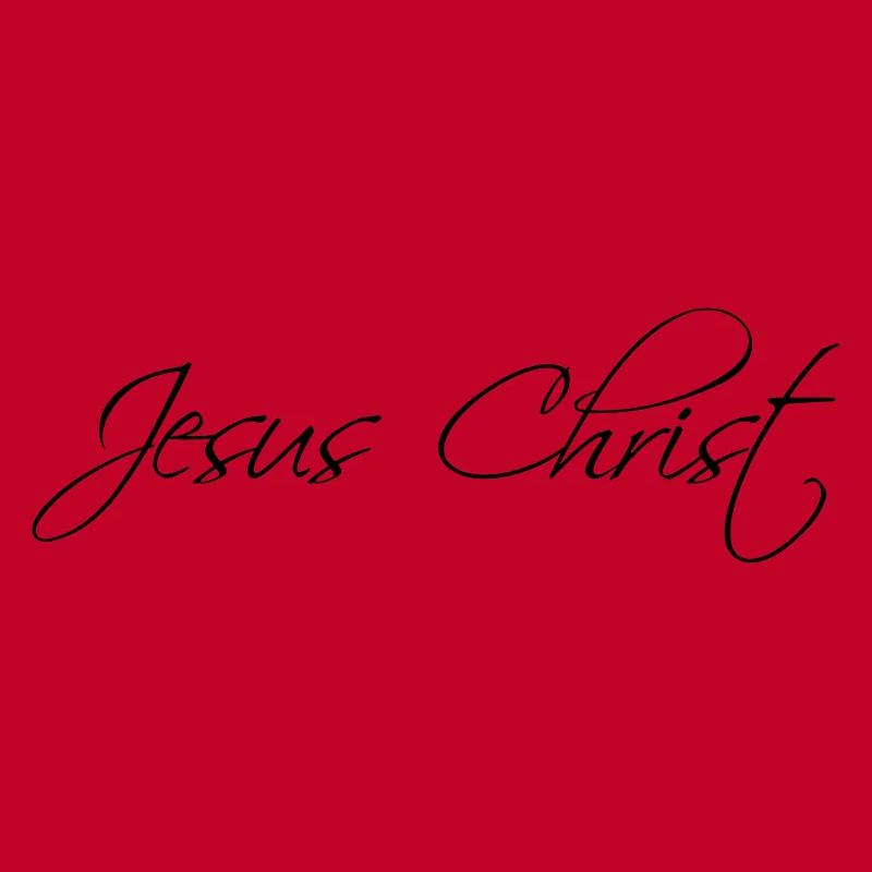 christ cool logo design text jesus christus