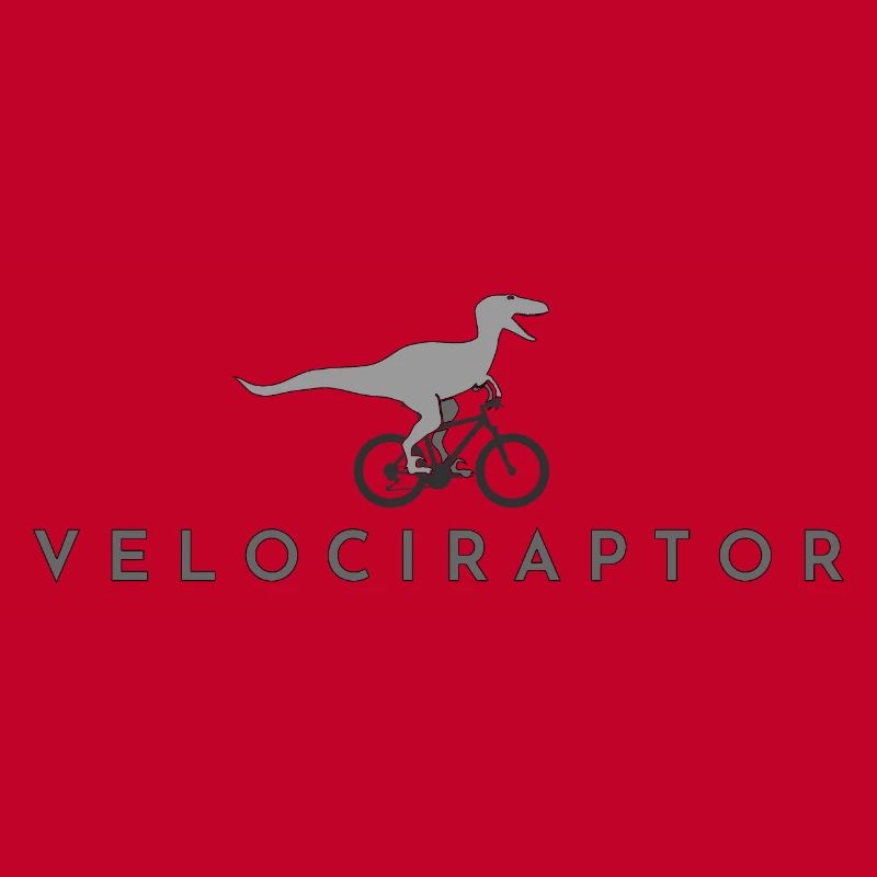 Velociraptor for light-colored shirts