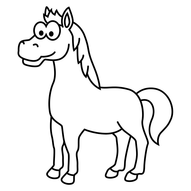 Horse Comic Animal