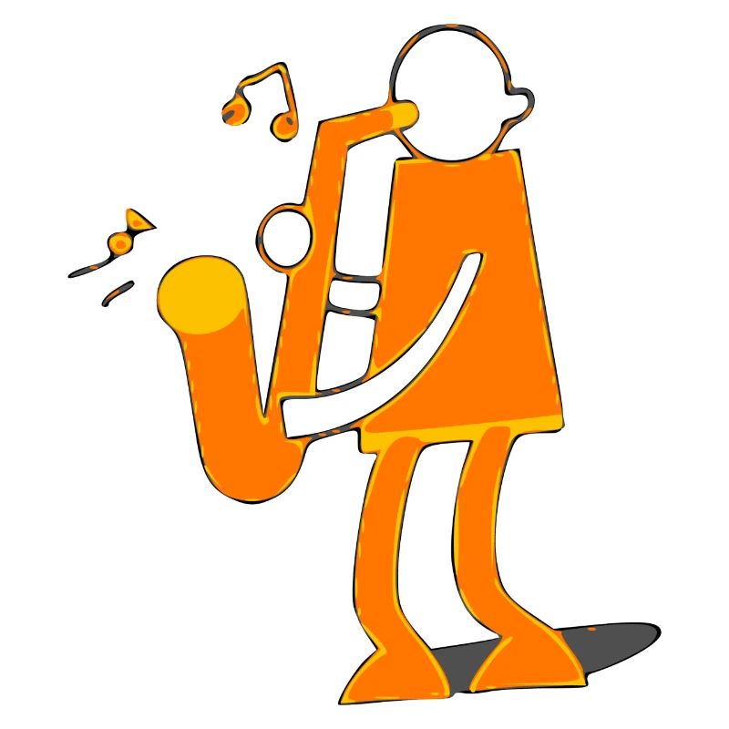 The saxophone player