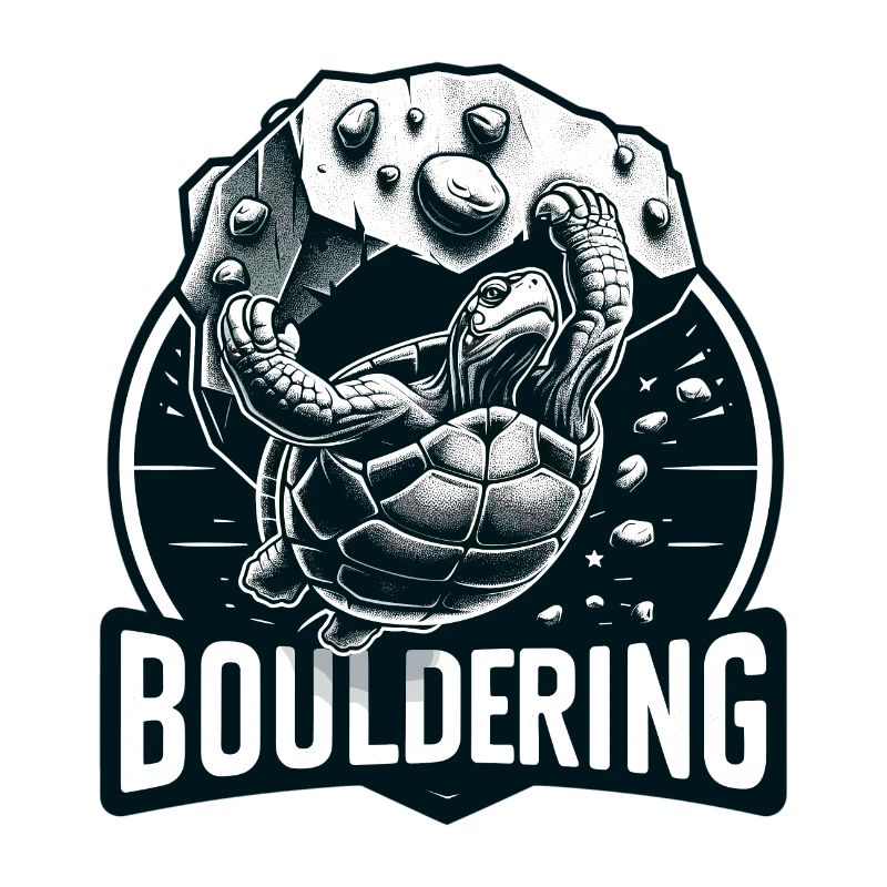 Bouldering Turtle Climbing Gift