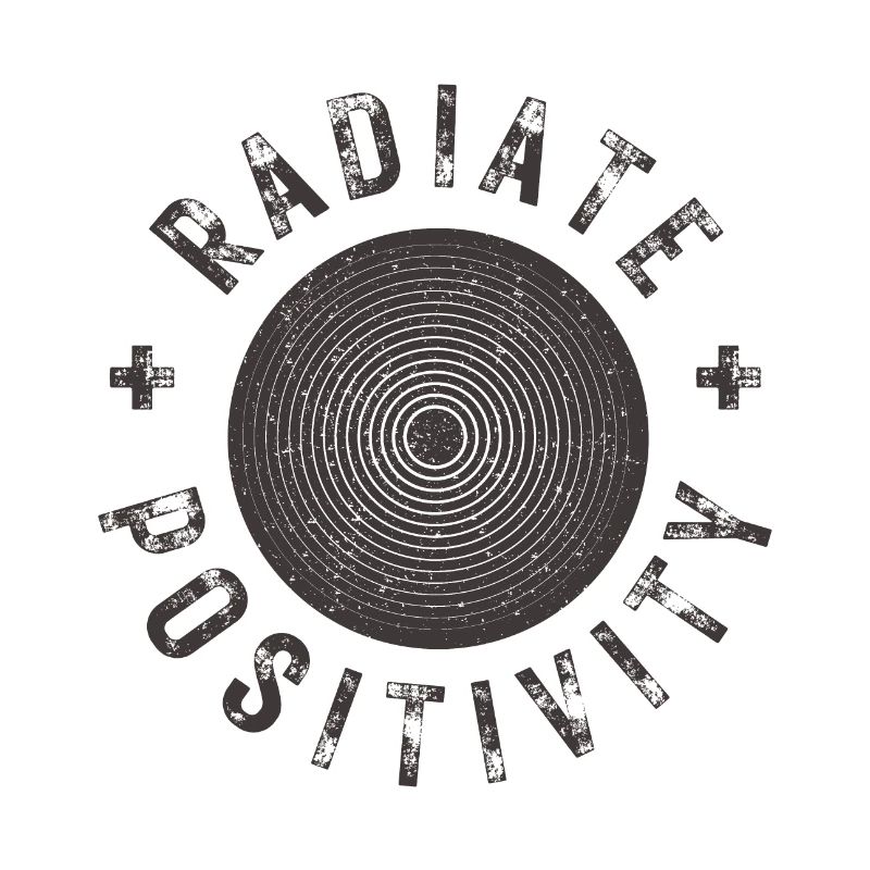 Exuding positivity modern distressed style